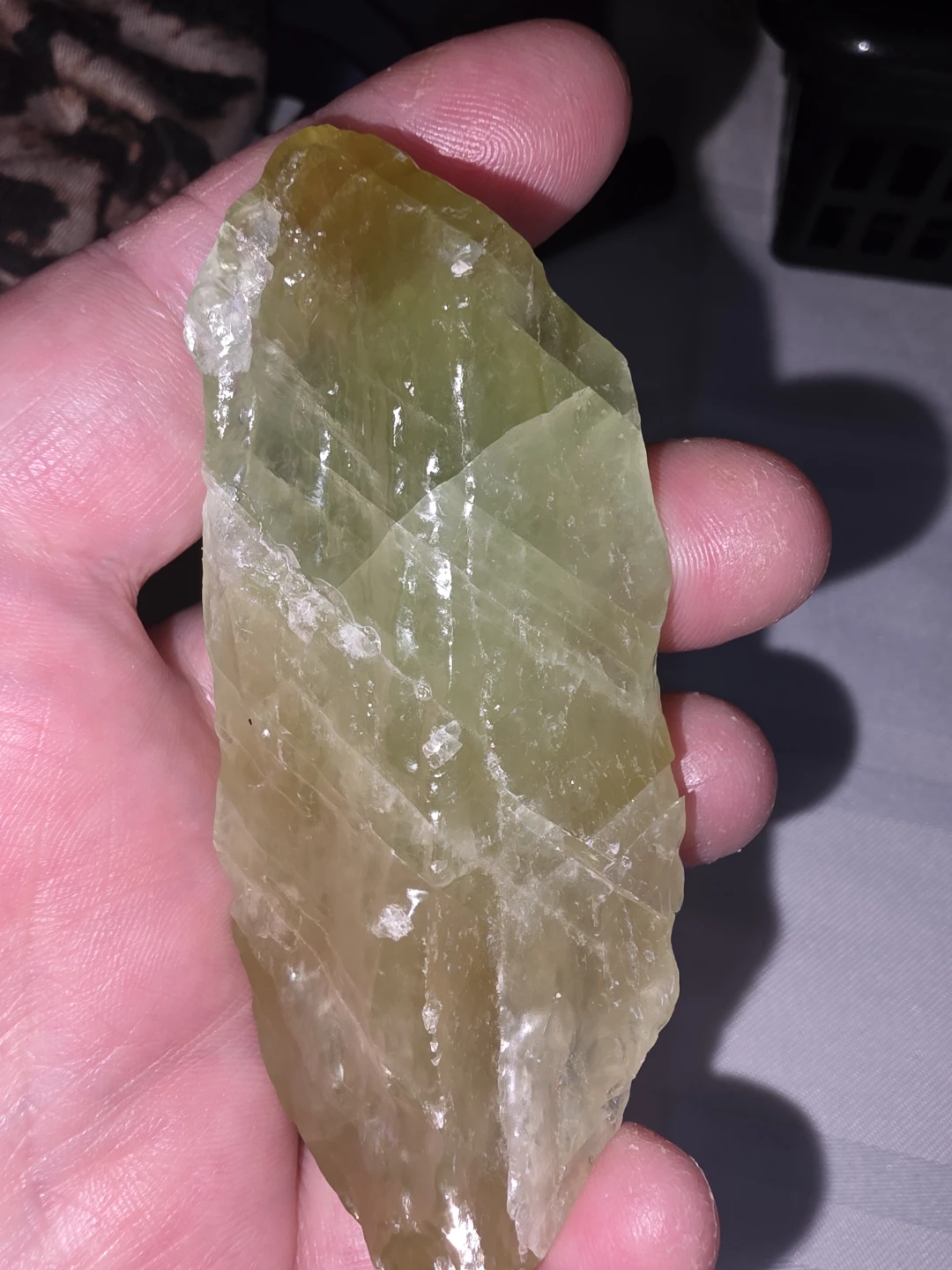 Green Calcite Crystal - photo 3