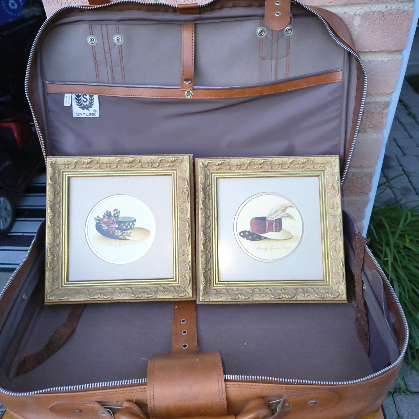 Skyline framed prints set of 2