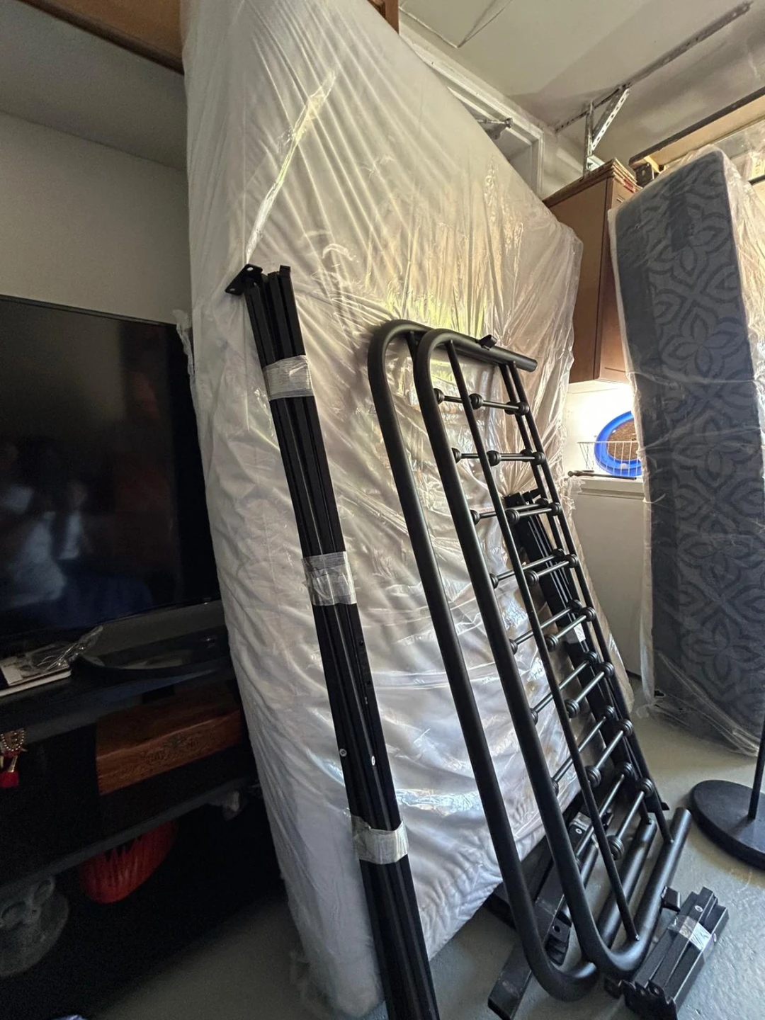 Twin Bed Frame with Mattress
