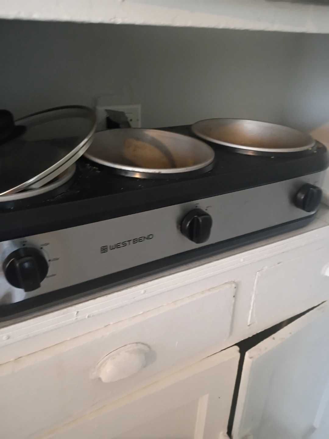 ⚽West Bend Double Burner Electric Stove