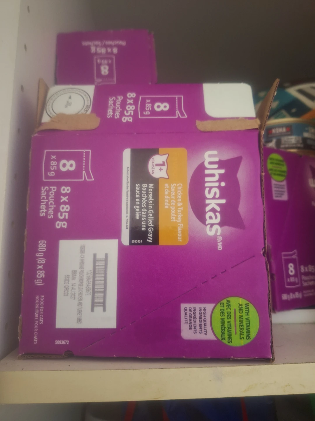 Whiskas Cat Food Pouches - Chicken & Turkey Flavour