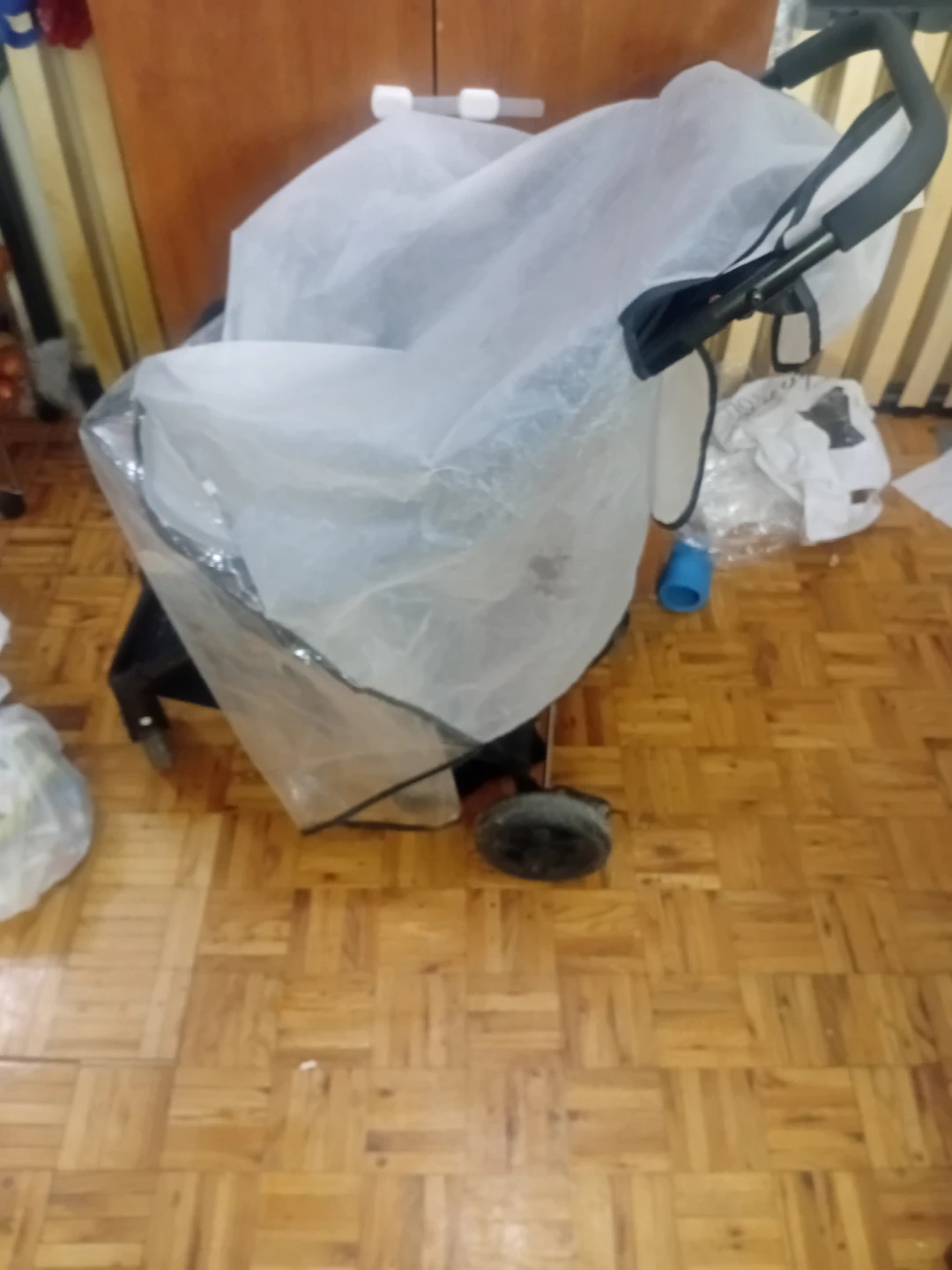 Stroller with Rain Cover