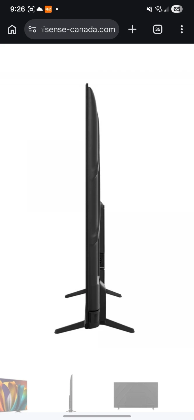 Hisense UHD A68N Google TV - photo 3