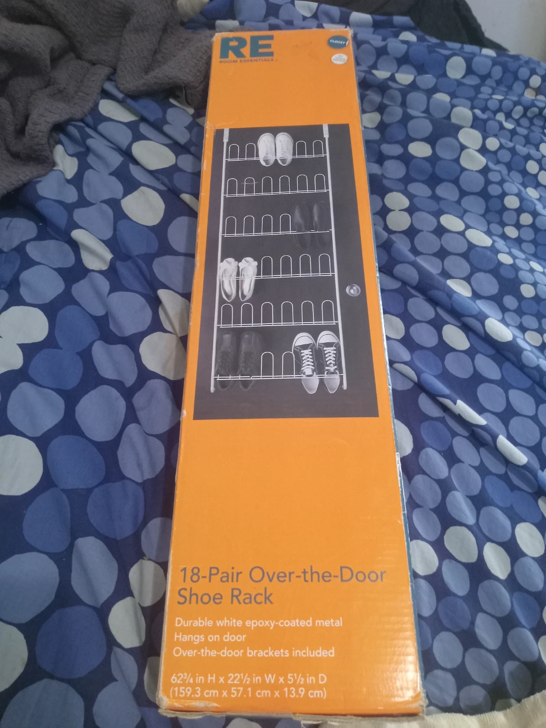 Room Essentials 18-Pair Over-the-Door Shoe Rack