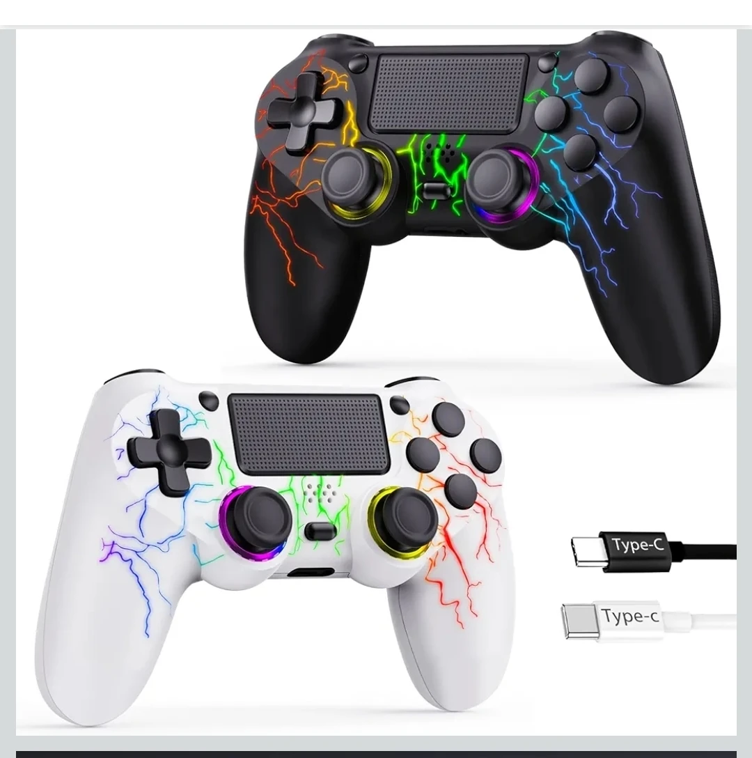 NEW Wireless Controllers Ps4/Slim/Pro/PC Dual Vibration 6-Axis