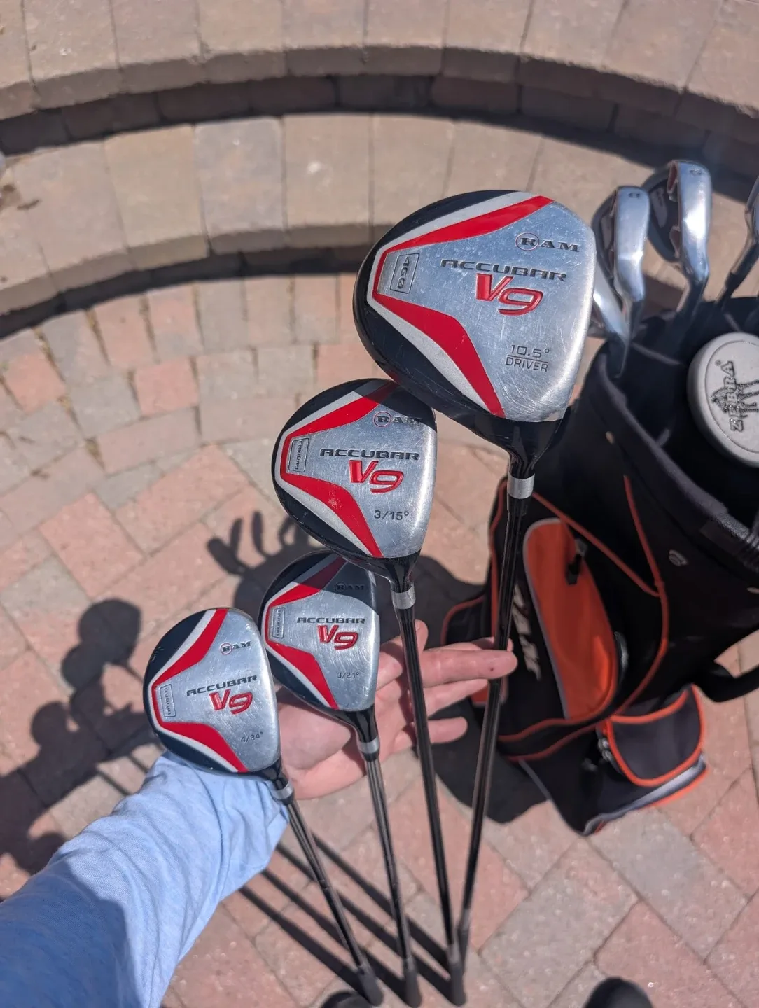 RAM Accubar V9 Golf Club Set with Bag - Men's right handed - photo 3