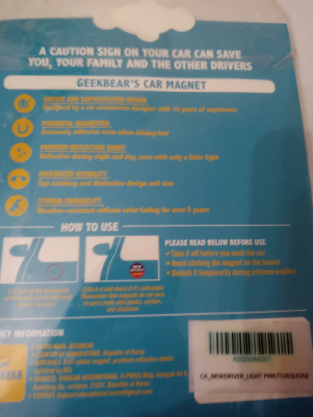 New Driver Car Magnets - New! - photo 2