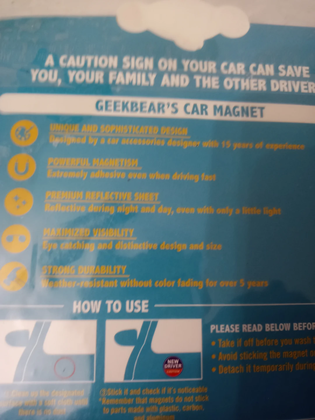 New Driver Car Magnets - New! - photo 3