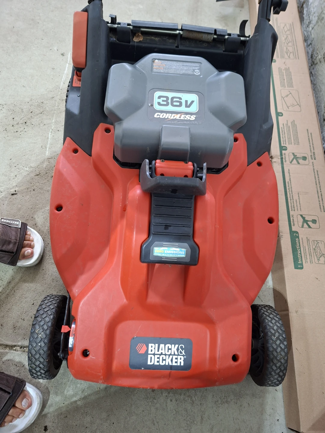 Black & Decker 36V Cordless Electric Lawn Mower