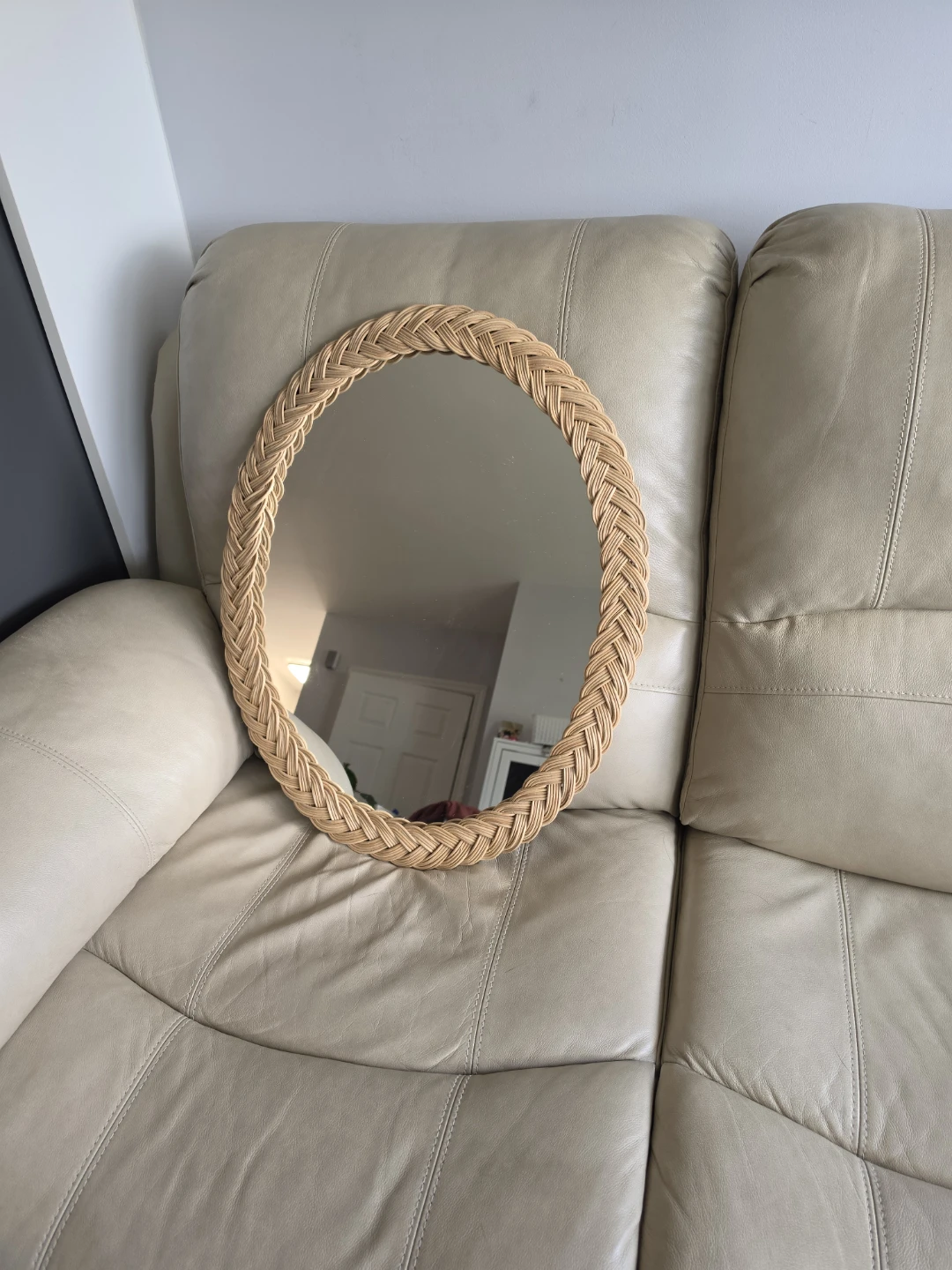 Rattan Mirror
