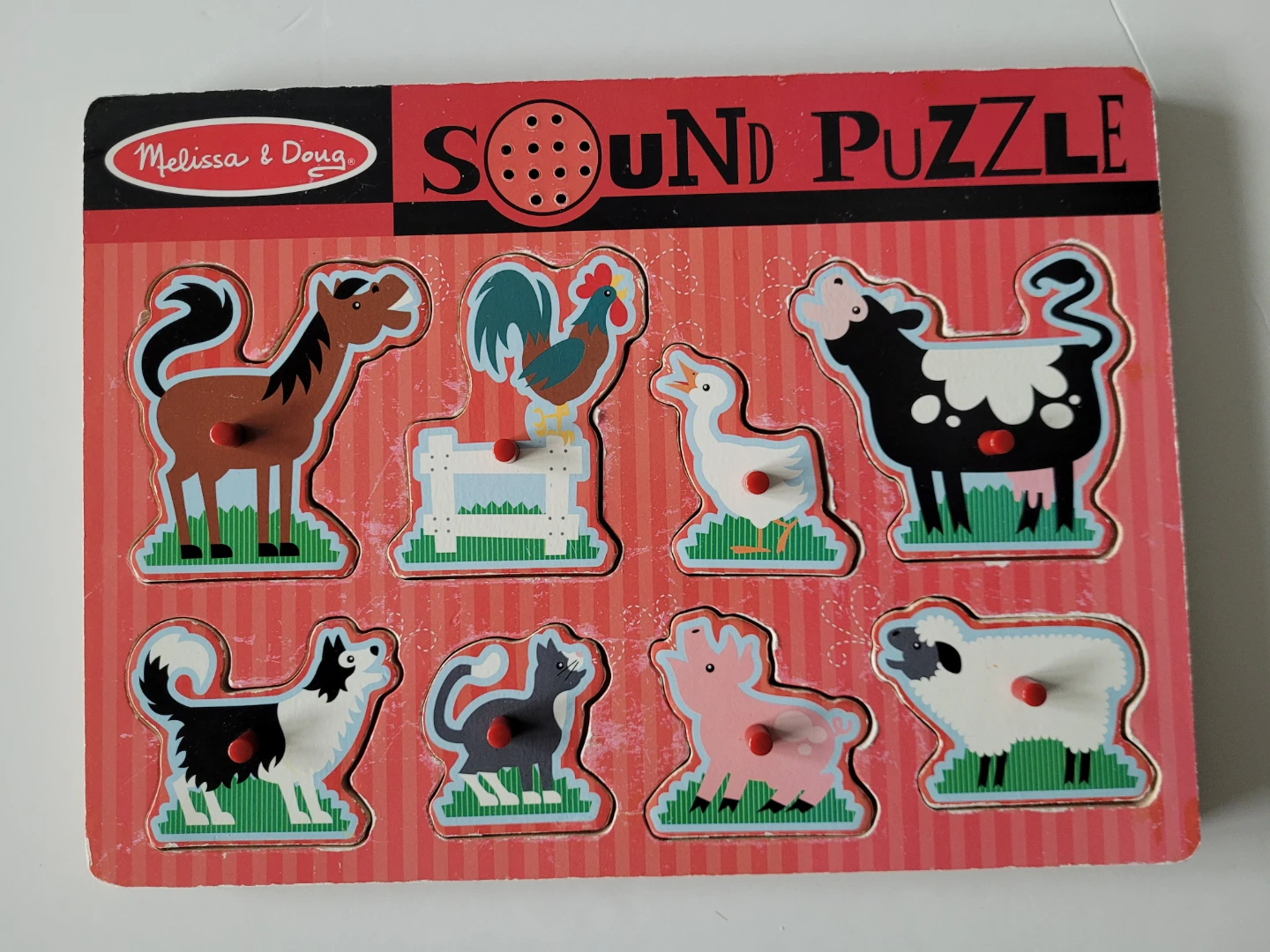 Melissa & Doug Sound Puzzle - Farm Animals