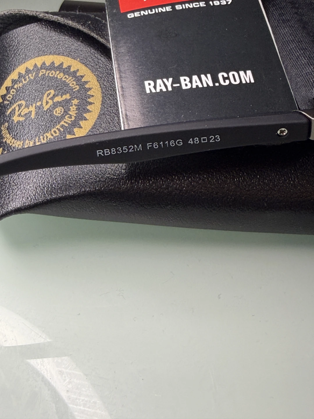 Ray-Ban Ferrari Sunglasses with Green Lens - photo 5