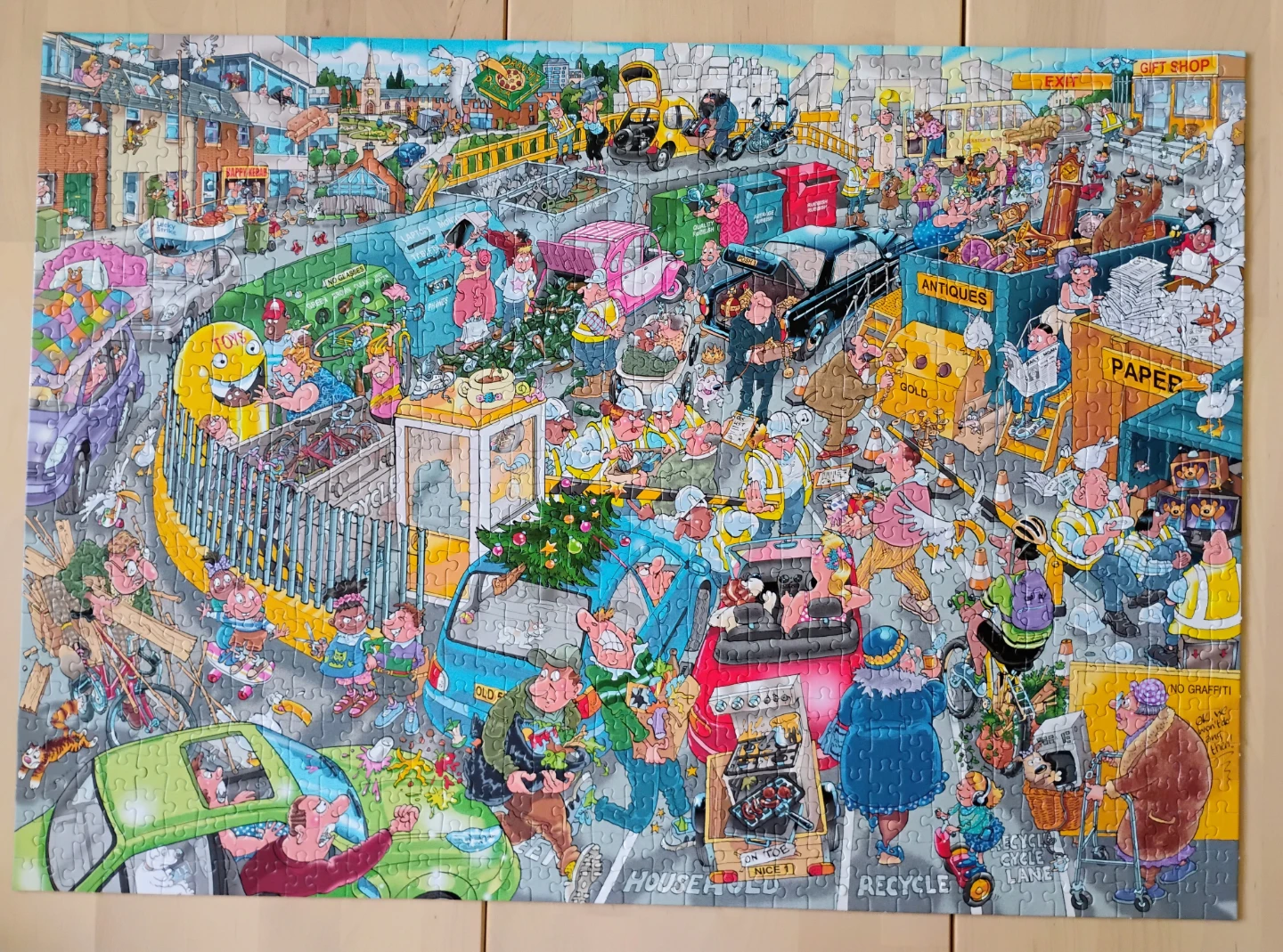 Jumbo Wasgij Destiny Puzzle 22: Trip to the Tip! 1000 Piece - photo 2