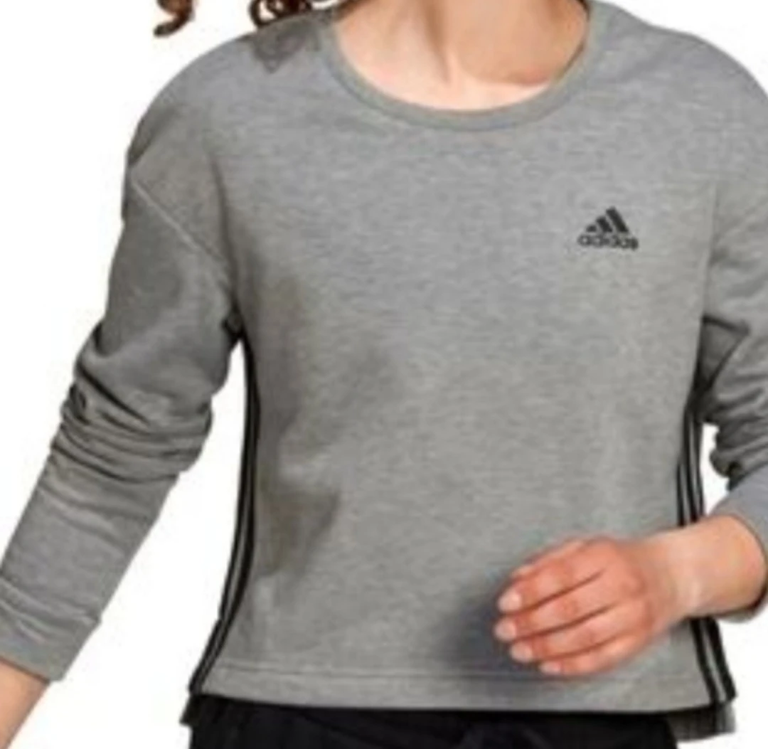 Adidas Grey Crewneck Sweatshirt