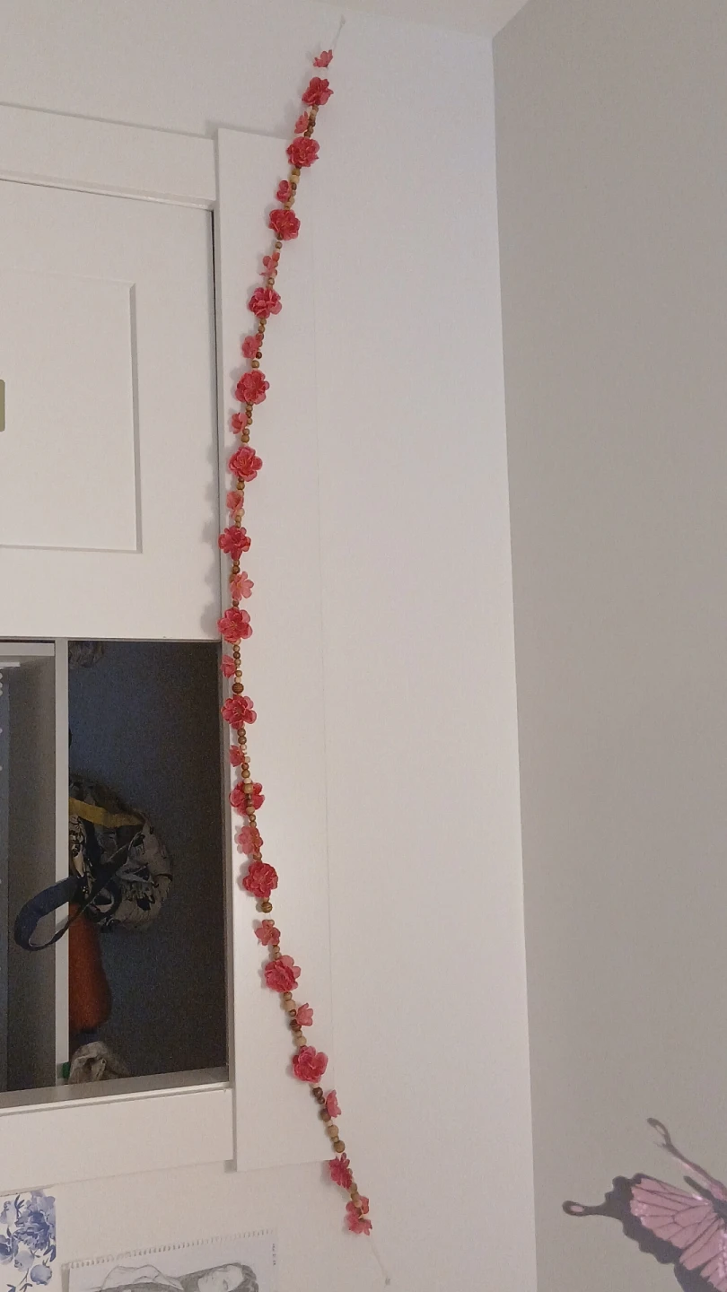 Pink Floral Garland