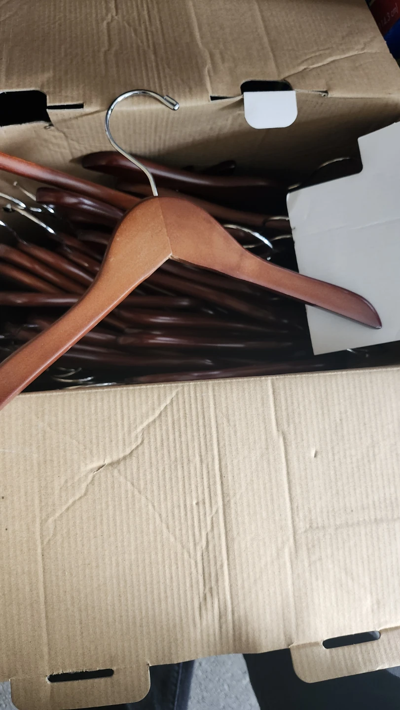 Wooden Hangers for child's closet (Set of 10) - photo 2