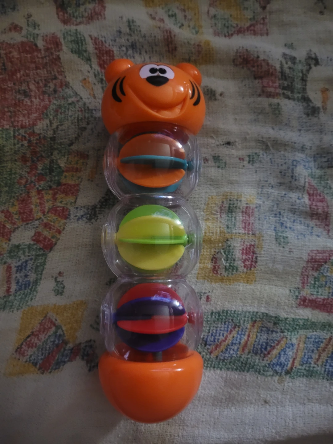 Play-Go Curious Tiger baby rattle toy