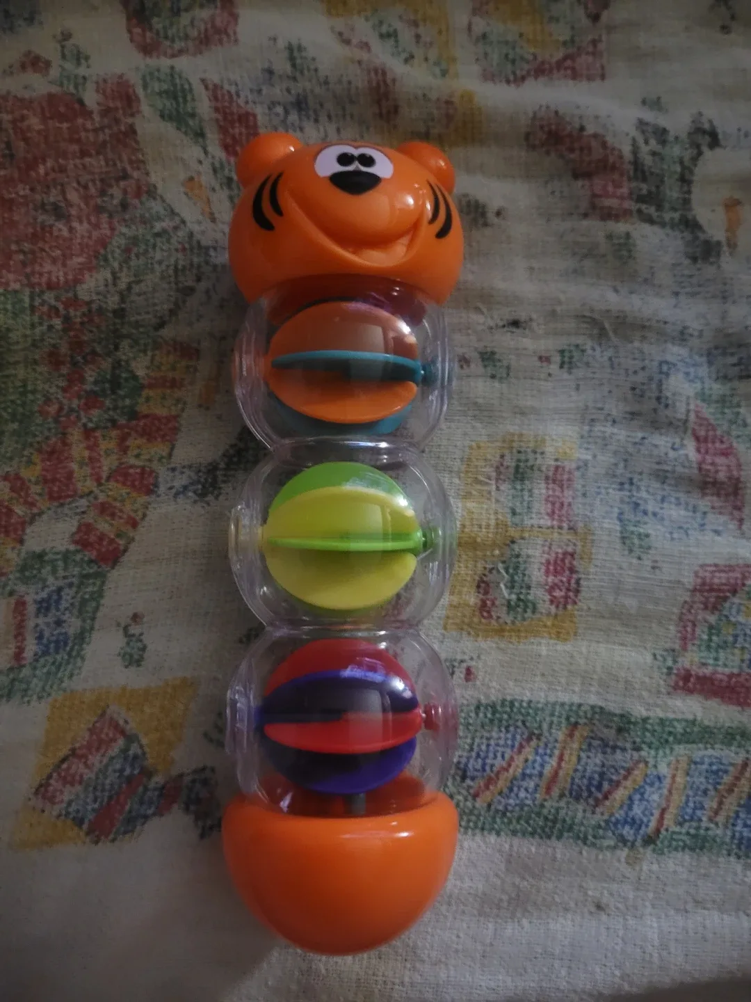Play-Go Curious Tiger baby rattle toy