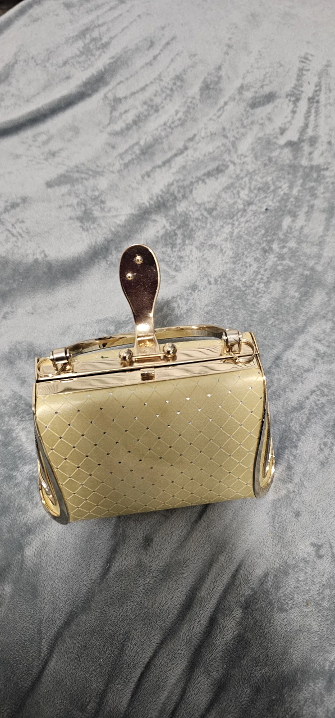 Gold Evening Clutch Purse⚽⚽ almost new - photo 2