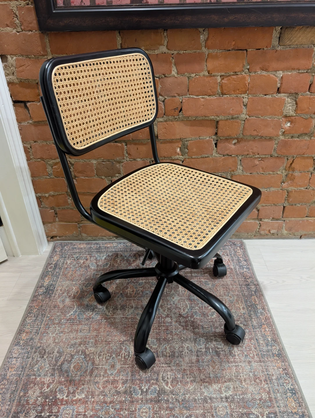 Office Chair with Cane Seat and Back - photo 2