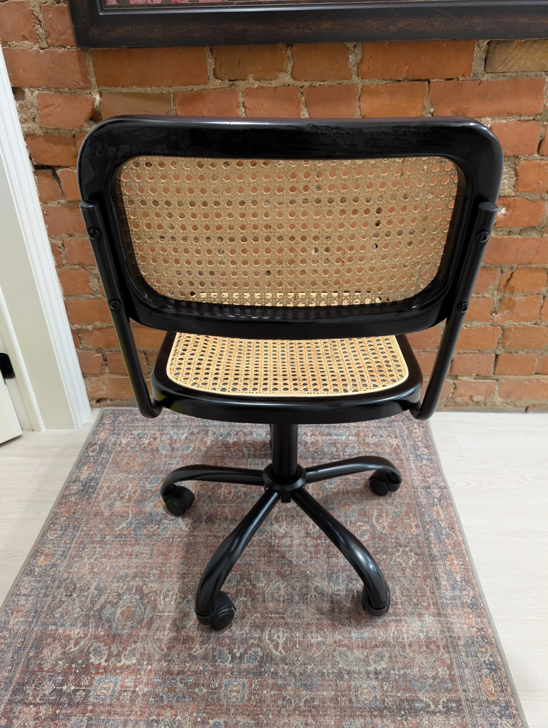 Office Chair with Cane Seat and Back - photo 3