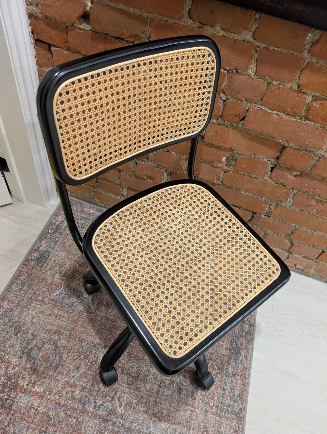 Office Chair with Cane Seat and Back - photo 4