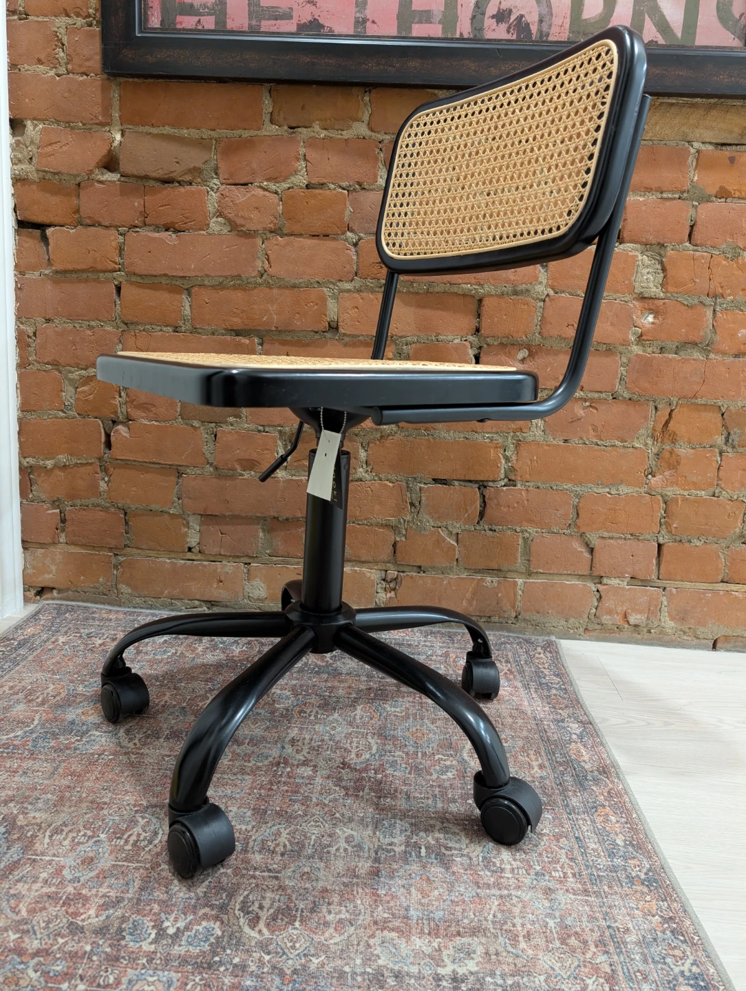 Office Chair with Cane Seat and Back - photo 5