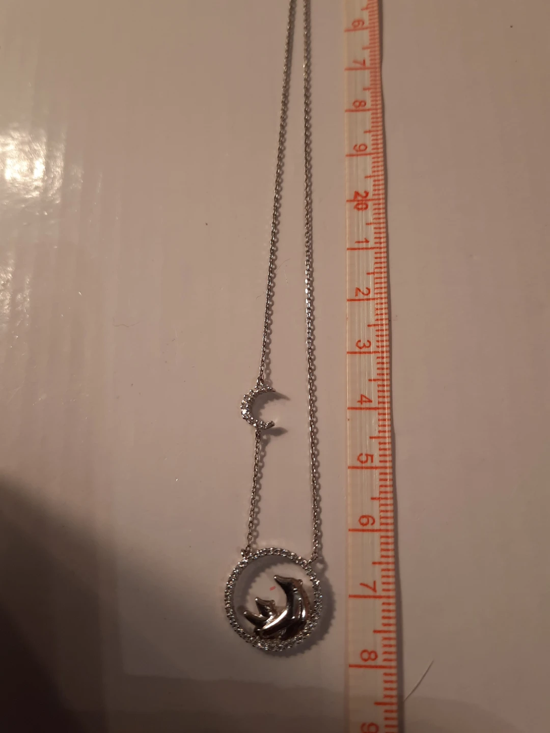 Bear mother and baby Moon Necklace - photo 3