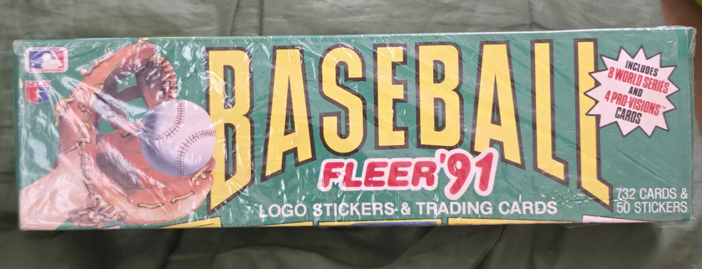 1991 Fleer Baseball Trading Card Box