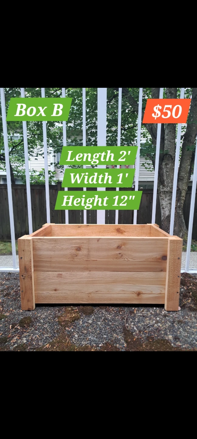 Handmade Cedar Planter Boxes - photo 3