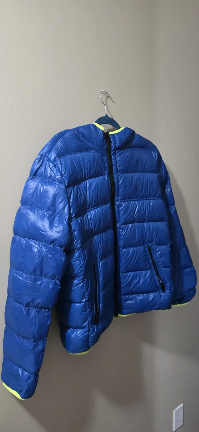 American Eagle Outfitters Blue Puffer Jacket
