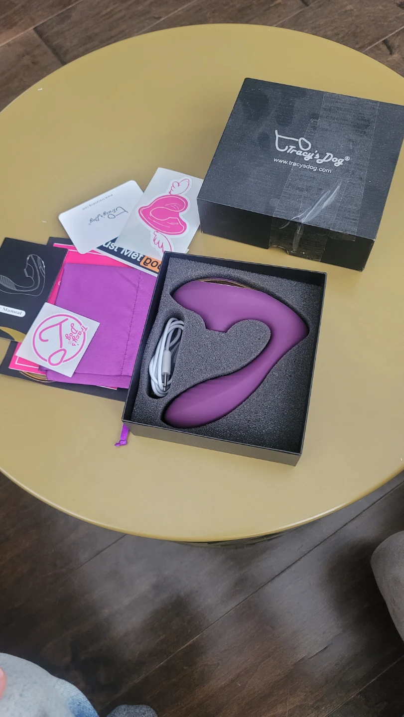Tracy's Dog Purple Device with USB Charger