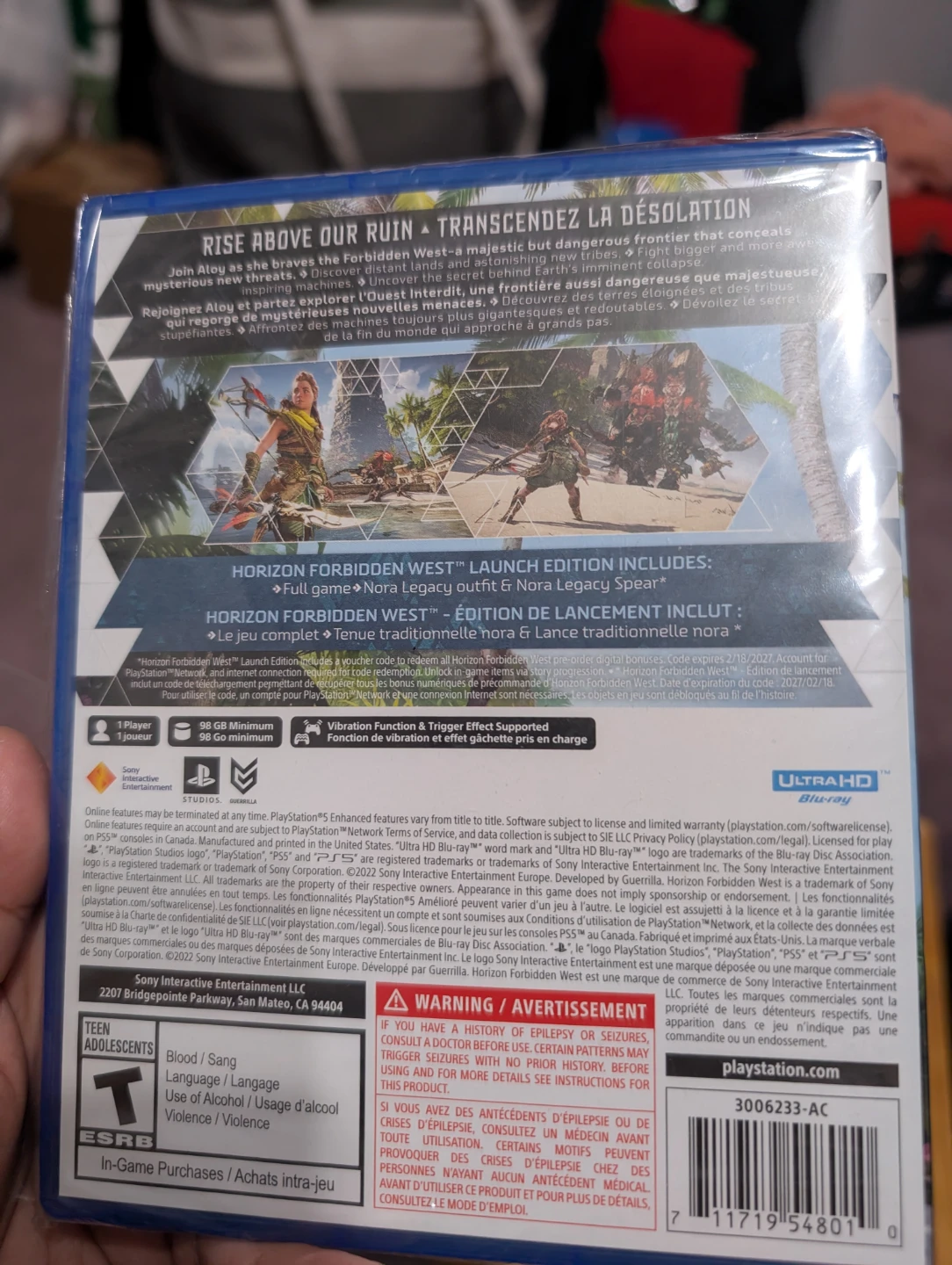 Horizon Forbidden West PS5 Launch Edition - BNIB Sealed - photo 2