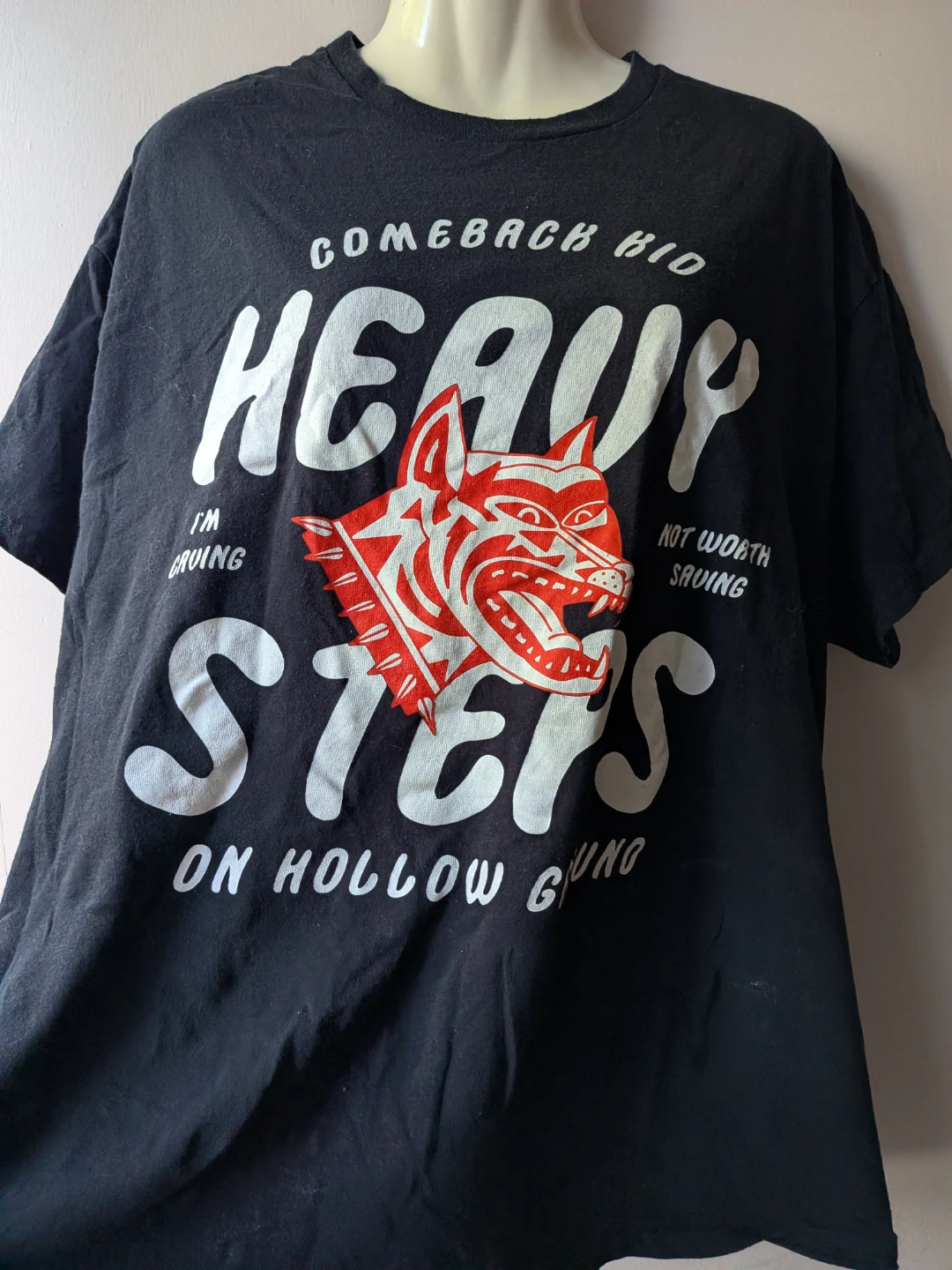 Comeback Kid Heavy Steps pink black T-Shirt sz XL - photo 2
