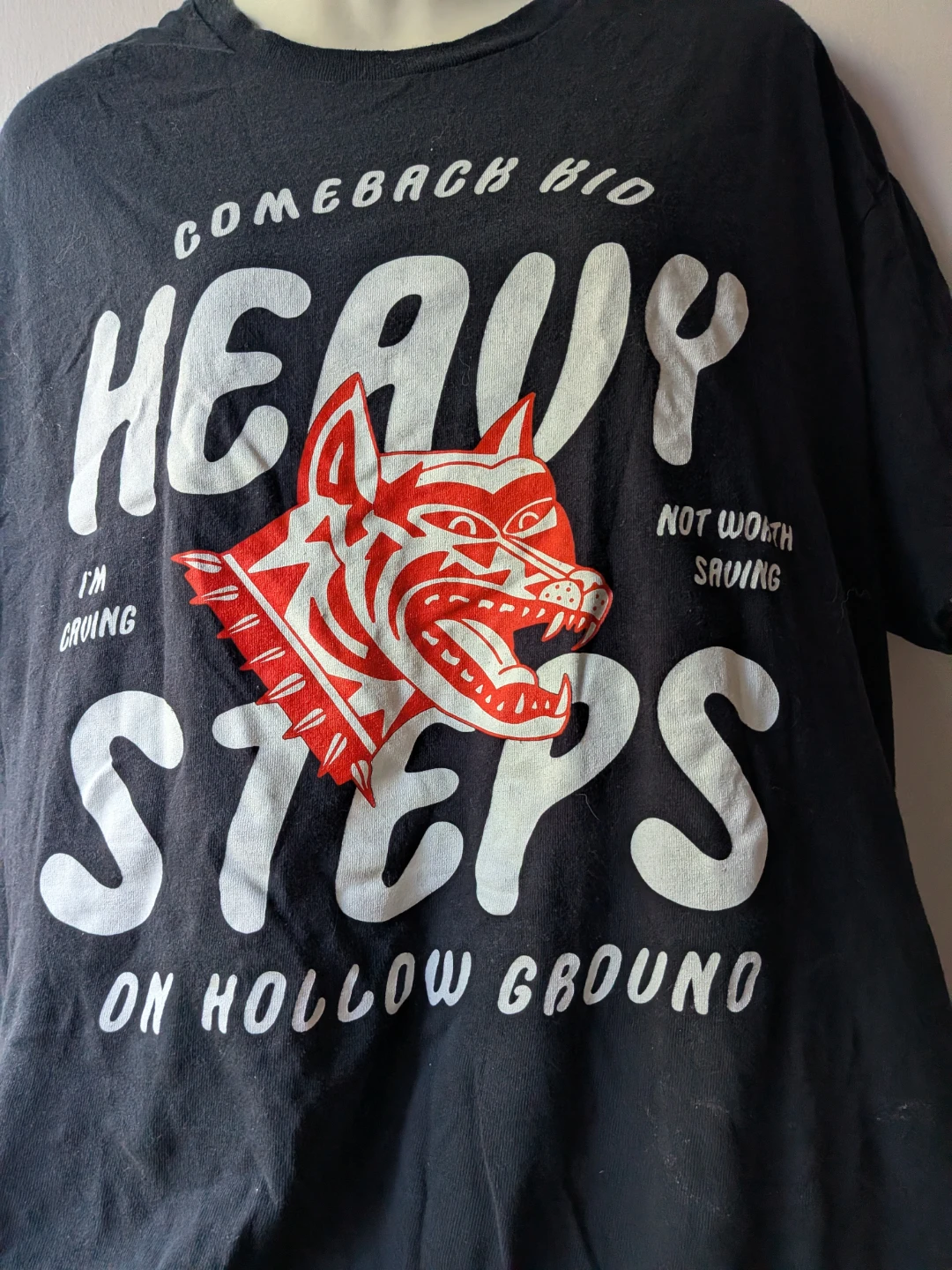 Comeback Kid Heavy Steps pink black T-Shirt sz XL - photo 3