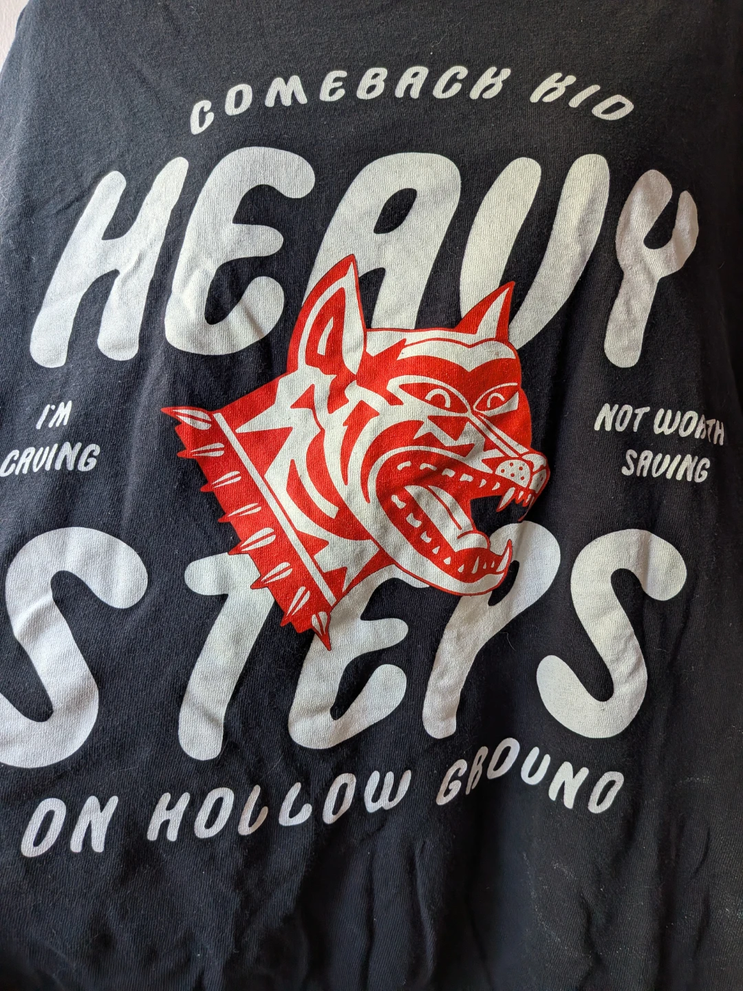 Comeback Kid Heavy Steps pink black T-Shirt sz XL - photo 4