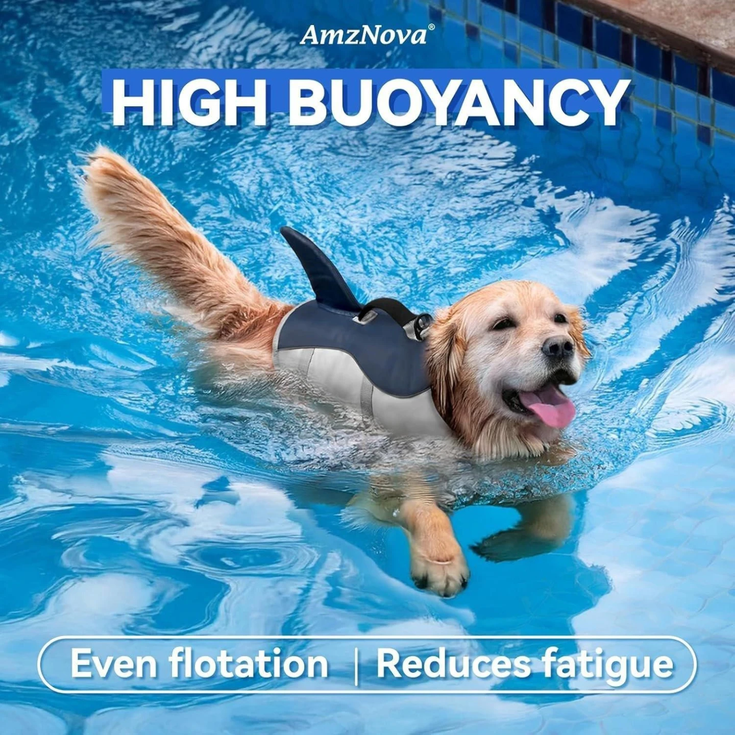 AmzNova Dog Life Jacket