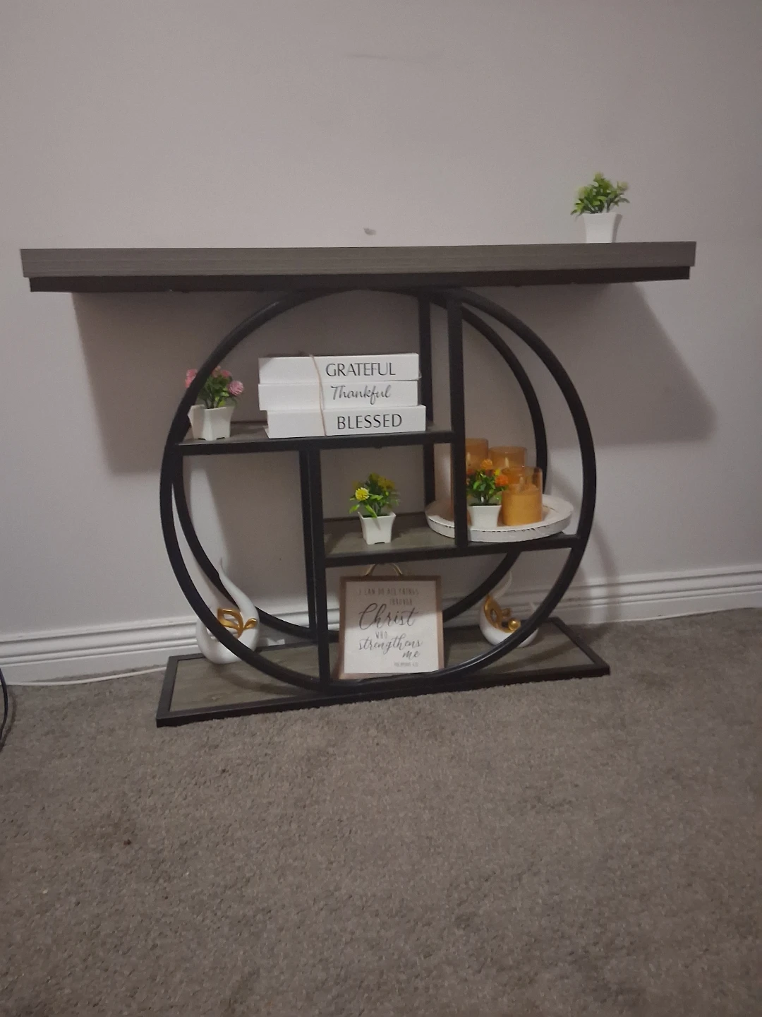 Circular Console Table