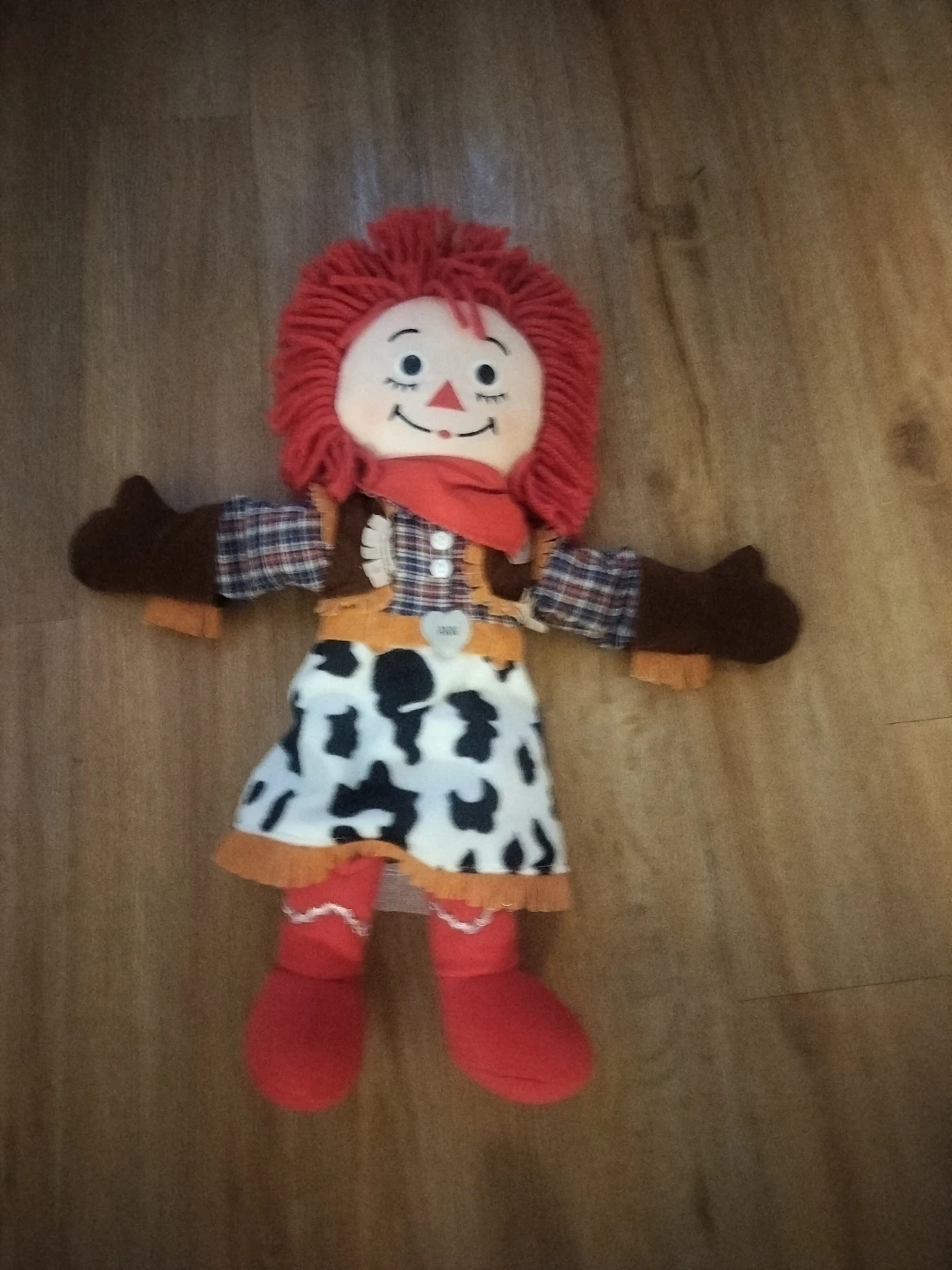 16 " Rag Doll Annabelle  "Ann" Heart Embellishments - photo 2