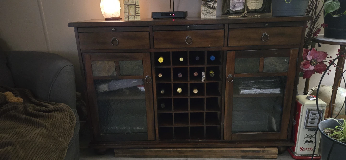 Maple Credenza with Built in Wine Rack - photo 2