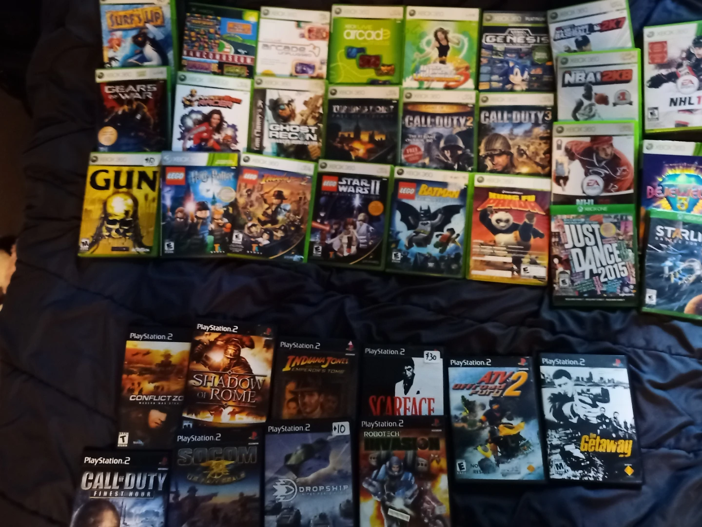 Xbox 360 Console with Games and Controllers - photo 4