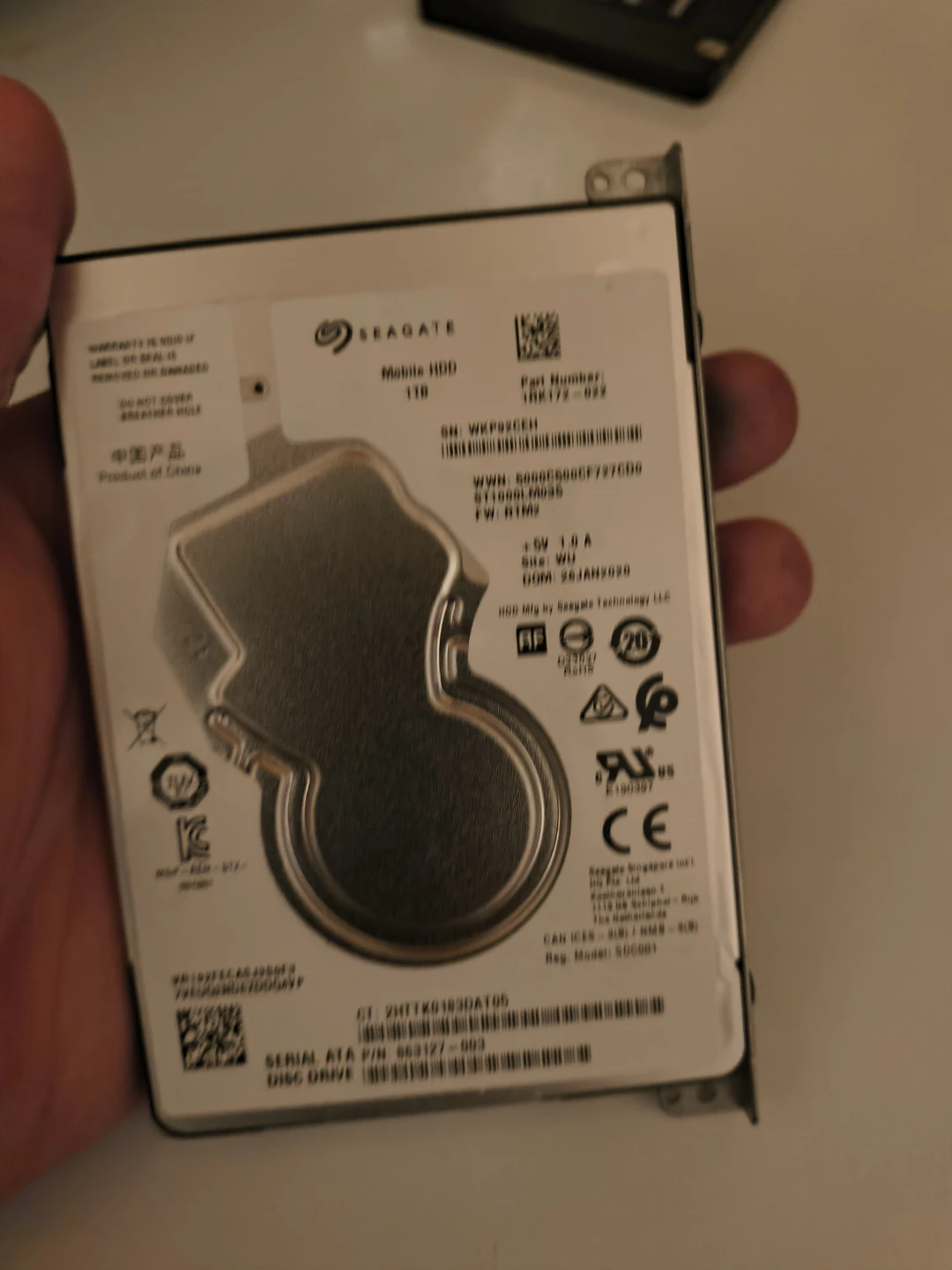 Seagate Mobile HDD 1TB Internal Hard Drive