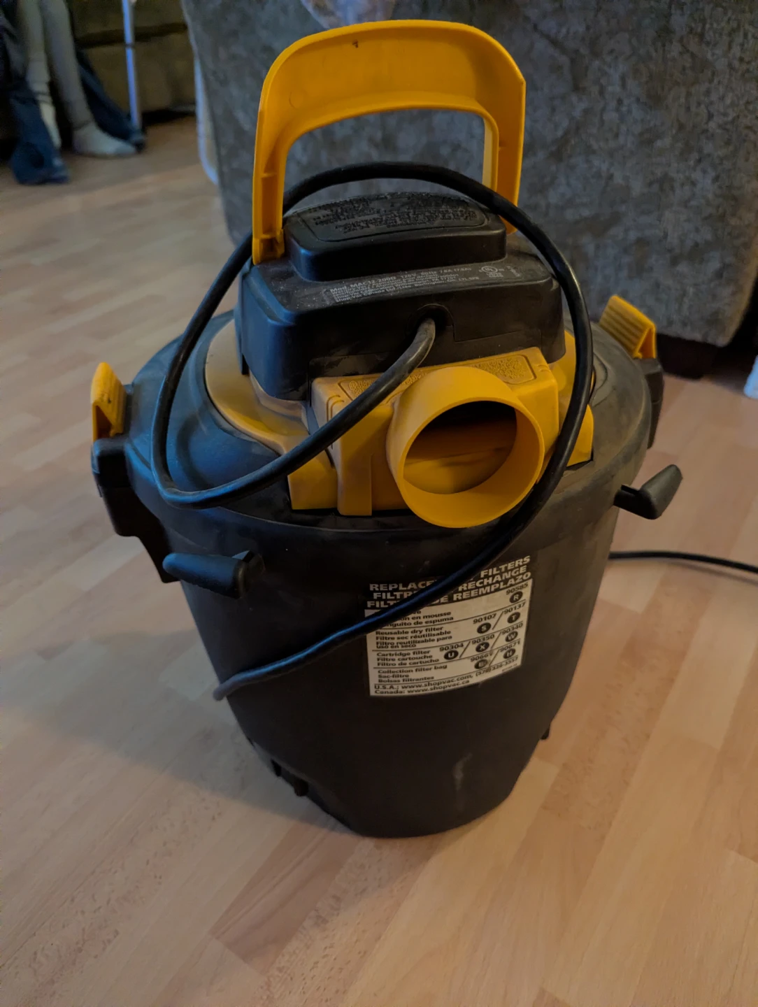 *BASE ONLY* Shop-Vac 2.0 Peak HP, 19-L THERE ARE NO OTHER PIECES - photo 4