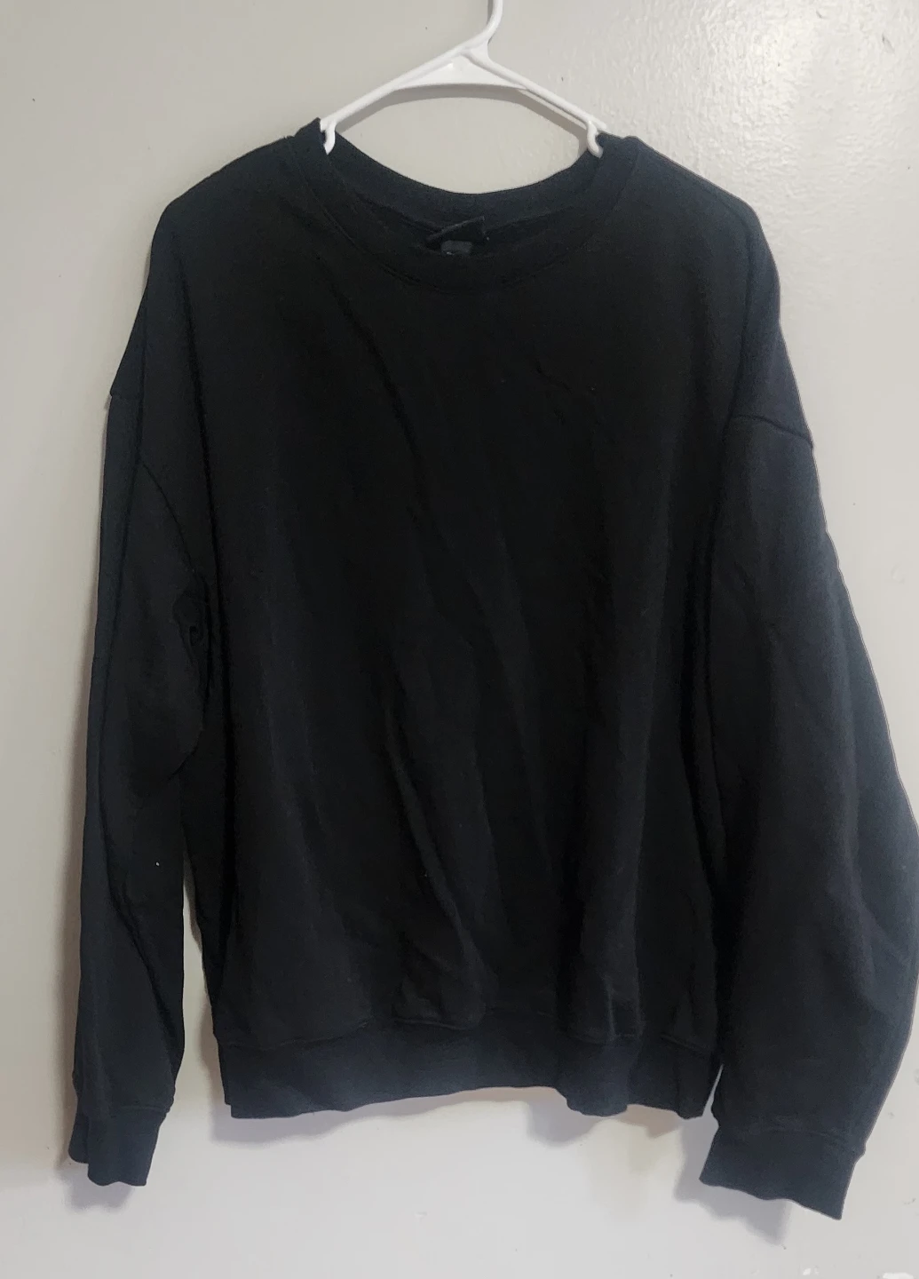 H&M Black Loose Fit Sweatshirt