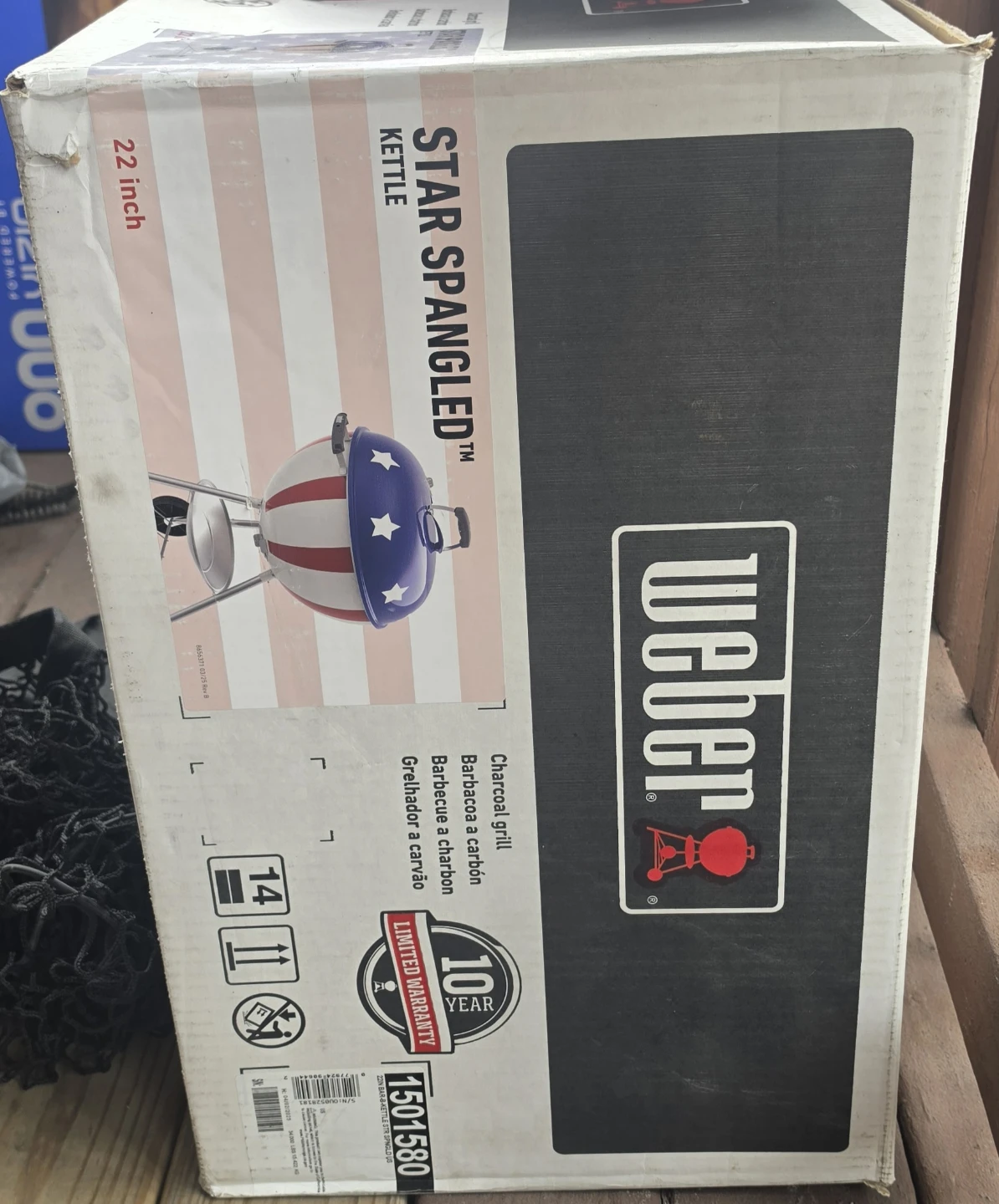 Weber Star Spangled Kettle Charcoal Grill