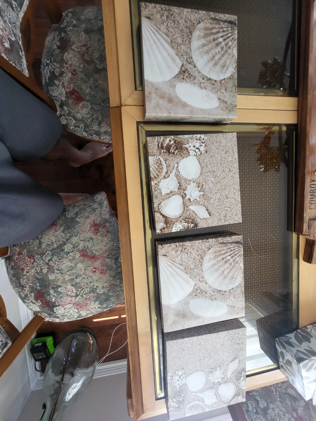 Set of Abstract and Seashell Canvas Art Prints - photo 2