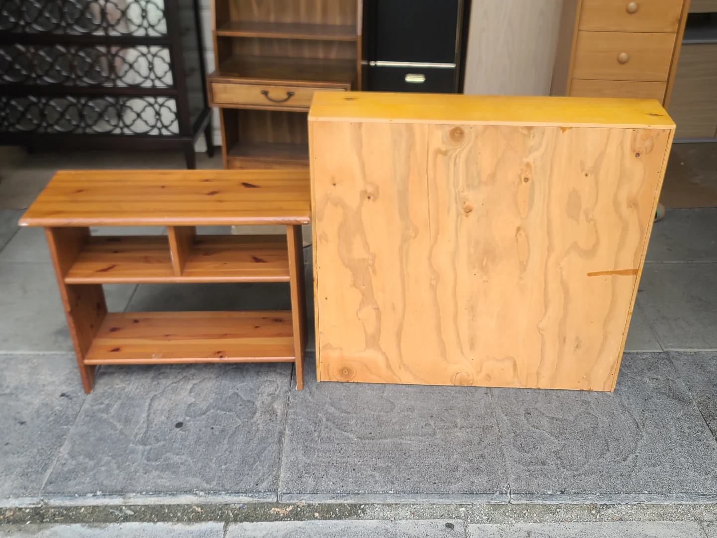 Wooden Bookshelf and Storage Unit - photo 3