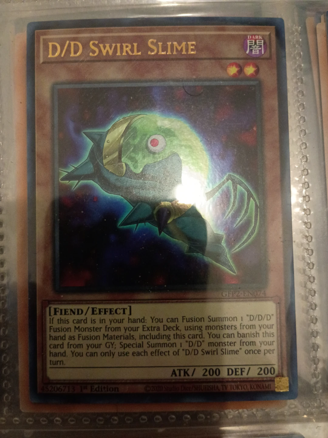 Yu-Gi-Oh! D/D Swirl Slime Card⚽