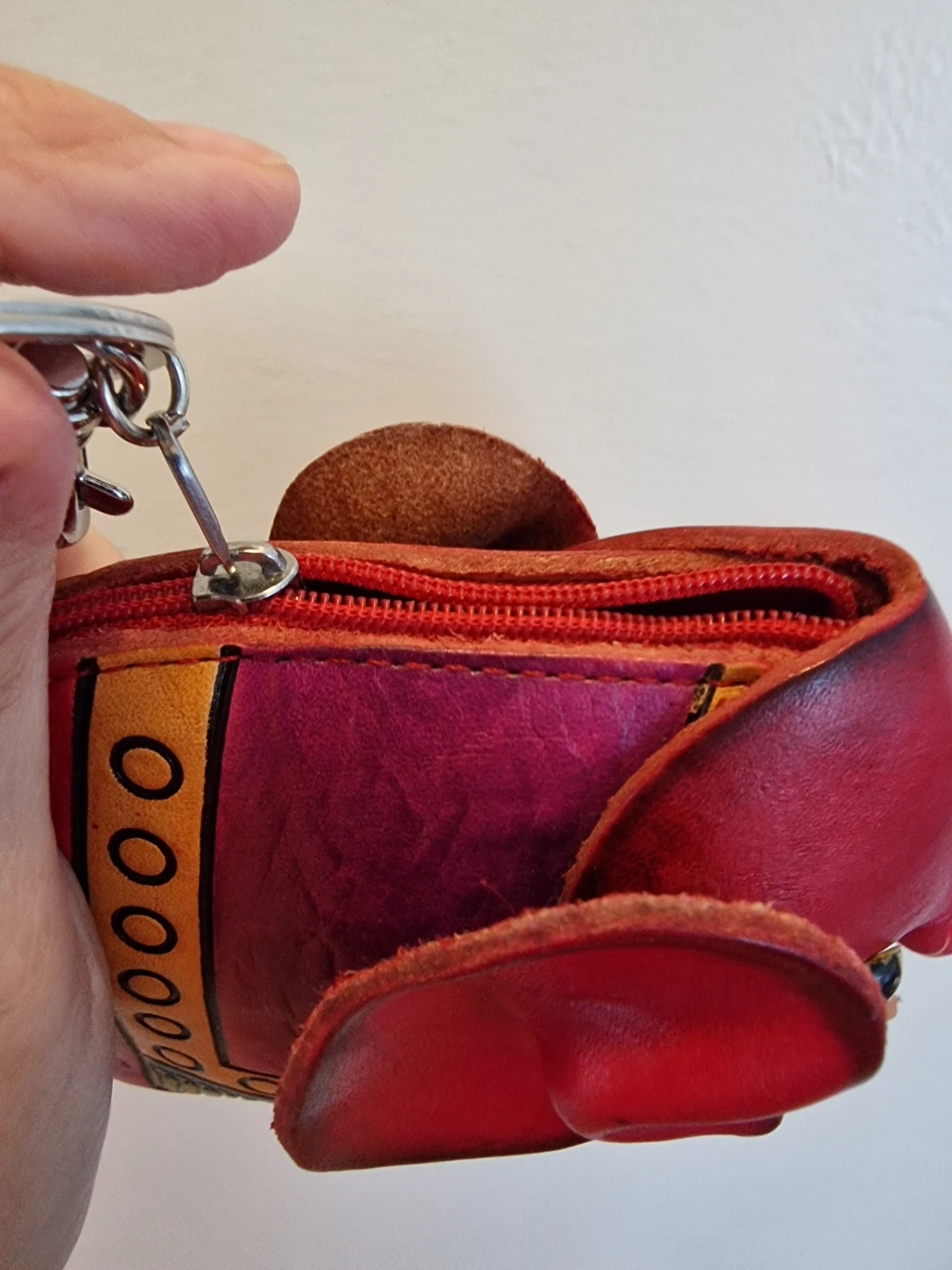 Elephant coin purse keychain - photo 3