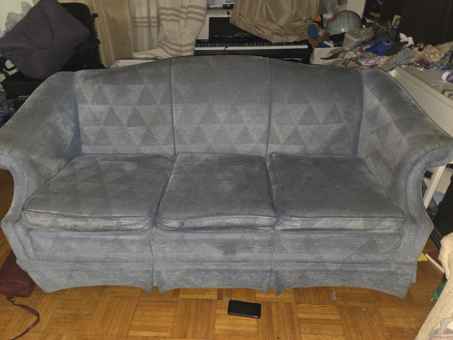 Grey Fabric Sofa - photo 3